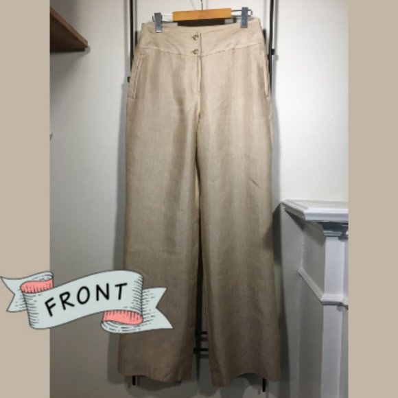 Jones New York Linen-blend Pants 4 - Picture 1 of 6